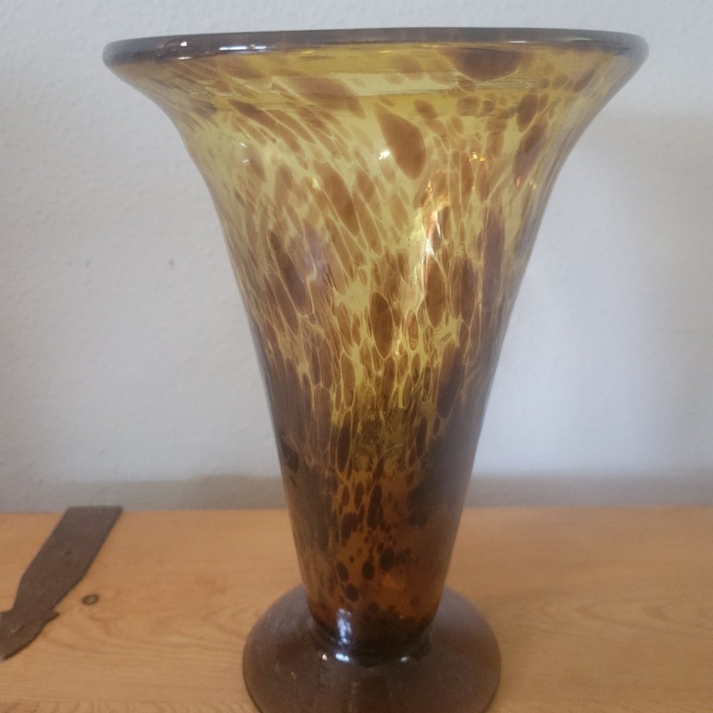 Vintage glass vase
